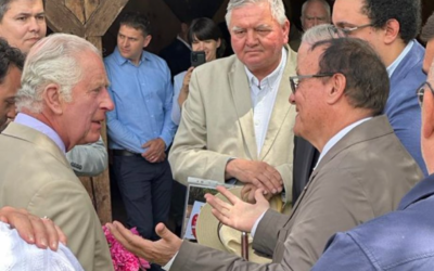 Meeting in Viscri, Romania, with King Charles III